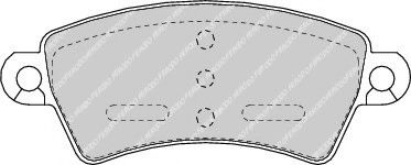 Set placute frana,frana disc CITROEN XSARA (N1) (1997 - 2005) FERODO FDB1370 piesa NOUA