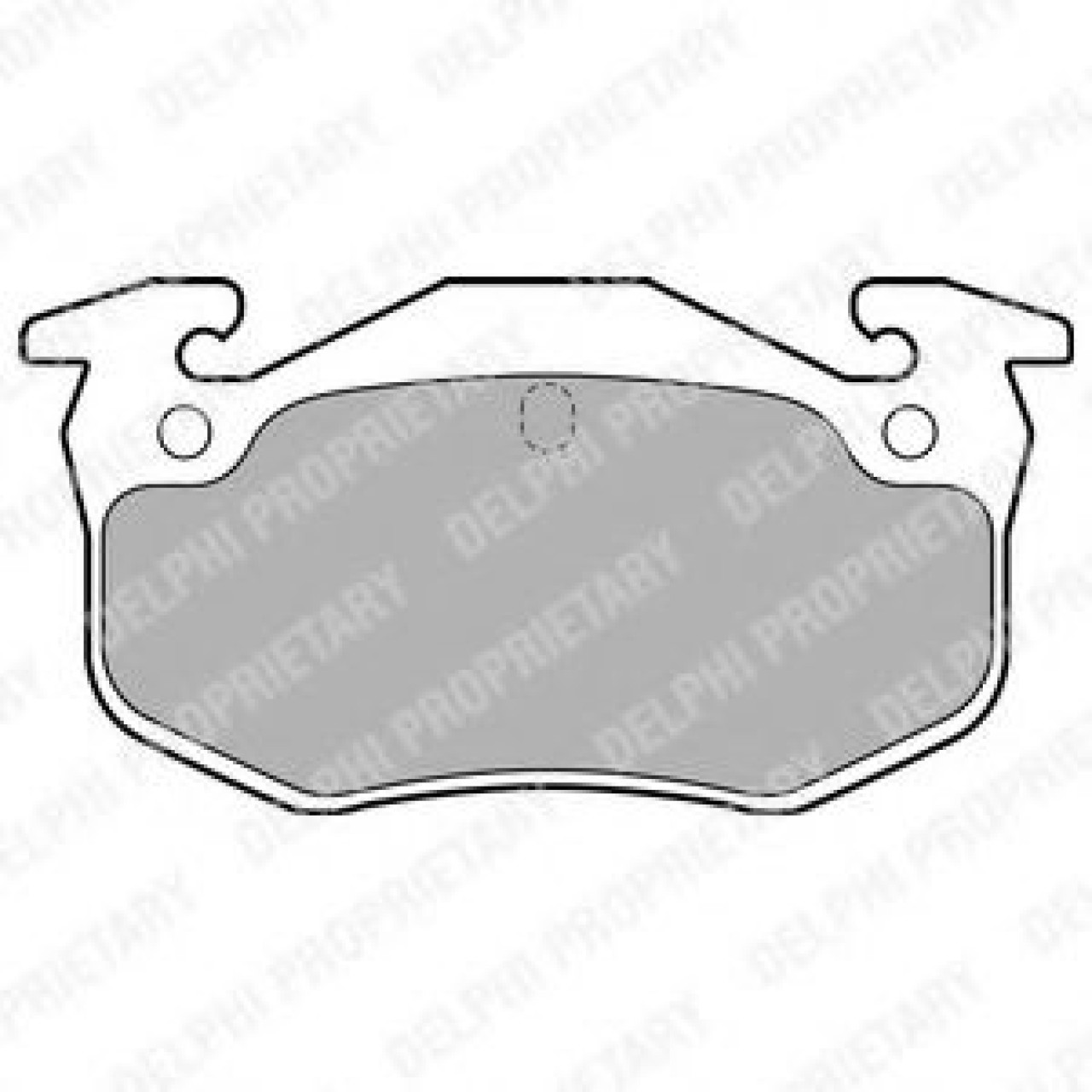 Set placute frana,frana disc CITROEN XSARA (N1) (1997 - 2005) DELPHI LP699 piesa NOUA