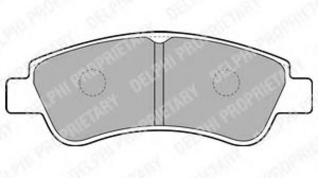 Set placute frana,frana disc CITROEN XSARA (N1) (1997 - 2005) DELPHI LP1727 piesa NOUA