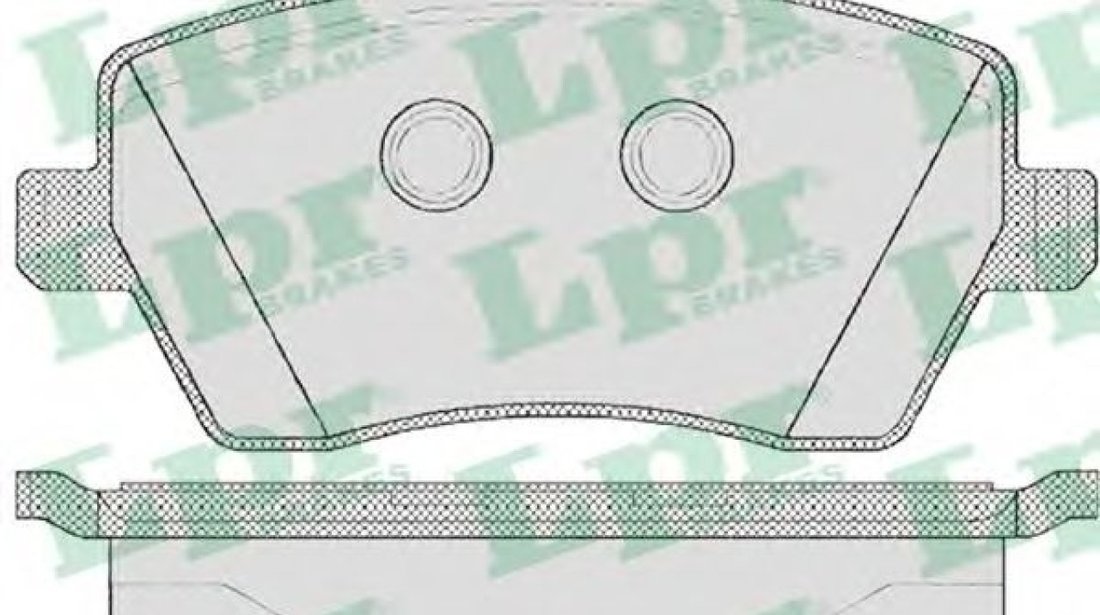 Set placute frana,frana disc DACIA LODGY (2012 - 2016) LPR 05P867 piesa NOUA