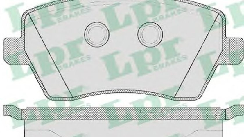 Set placute frana,frana disc DACIA LODGY (2012 - 2016) LPR 05P867 piesa NOUA