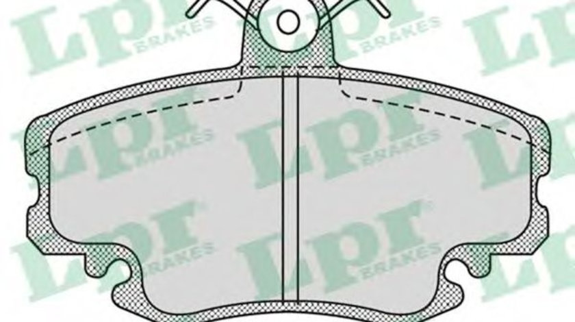 Set placute frana,frana disc DACIA LOGAN EXPRESS (FS) (2009 - 2016) LPR 05P1107 piesa NOUA