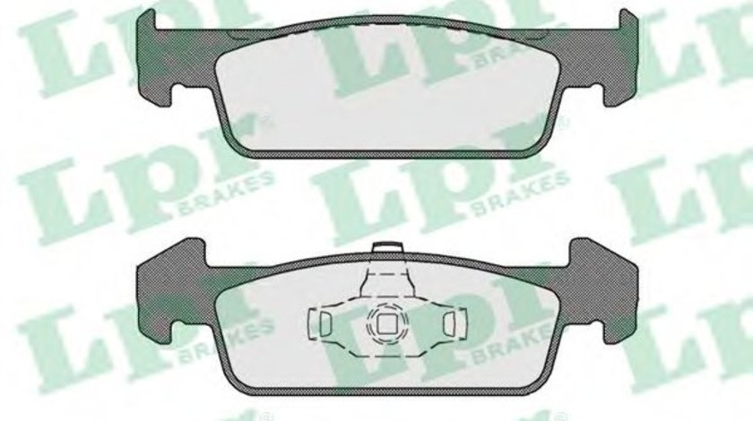 Set placute frana,frana disc DACIA LOGAN II (2012 - 2016) LPR 05P1796 piesa NOUA