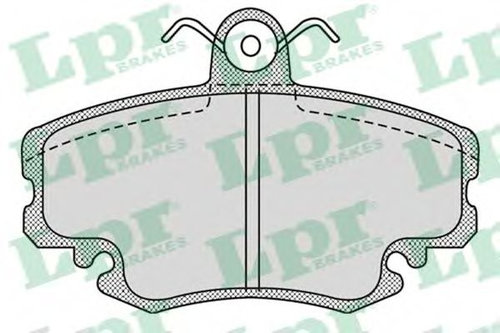 Set placute frana,frana disc DACIA LOGAN MCV (KS) (2007 - 2016) LPR 05P1107 piesa NOUA