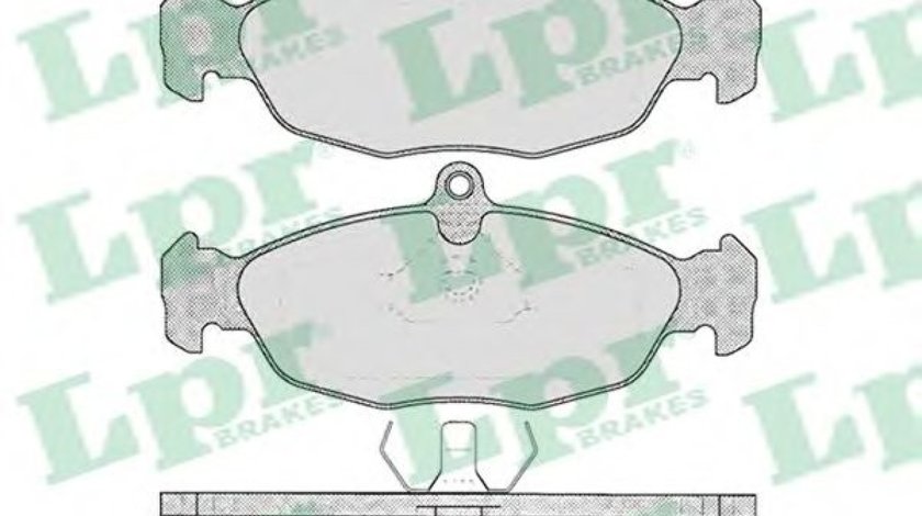 Set placute frana,frana disc DAEWOO CIELO (KLETN) (1995 - 1997) LPR 05P599 piesa NOUA