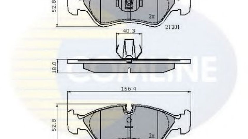 Set placute frana,frana disc DAEWOO CIELO limuzina (KLETN) (1995 - 2008) COMLINE CBP01007 piesa NOUA