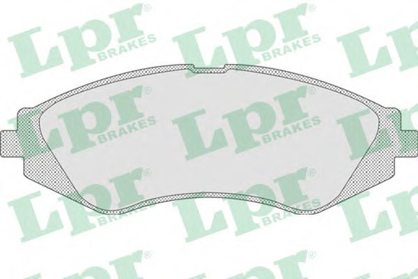 Set placute frana,frana disc DAEWOO LANOS limuzina (KLAT) (1997 - 2016) LPR 05P710 piesa NOUA