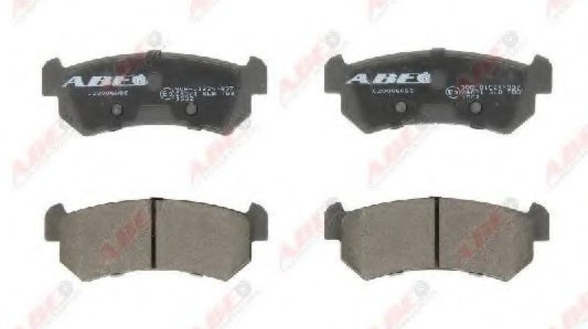 Set placute frana,frana disc DAEWOO NUBIRA Break (KLAN) (2003 - 2016) ABE C20006ABE piesa NOUA