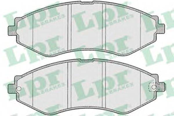 Set placute frana,frana disc DAEWOO NUBIRA Limuzina (KLAN) (2003 - 2016) LPR 05P1208 piesa NOUA