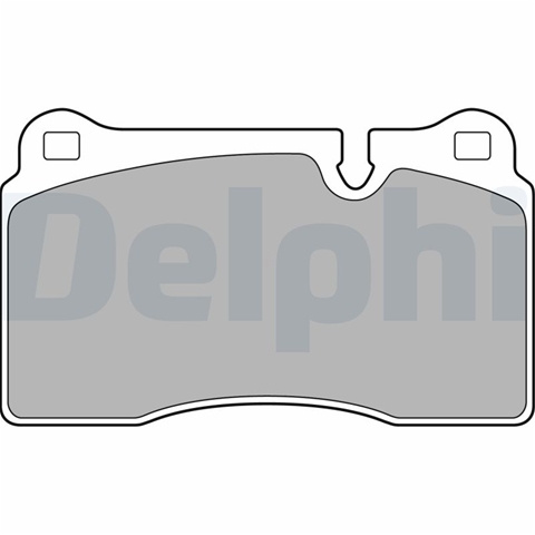 Set Placute Frana,frana Disc Delphi Land Rover LP2009