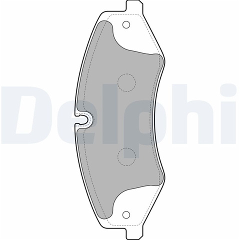 Set Placute Frana,frana Disc Delphi Land Rover LP2176