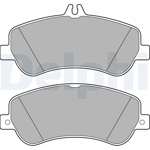 Set Placute Frana,frana Disc Delphi Mercedes-Benz LP2146