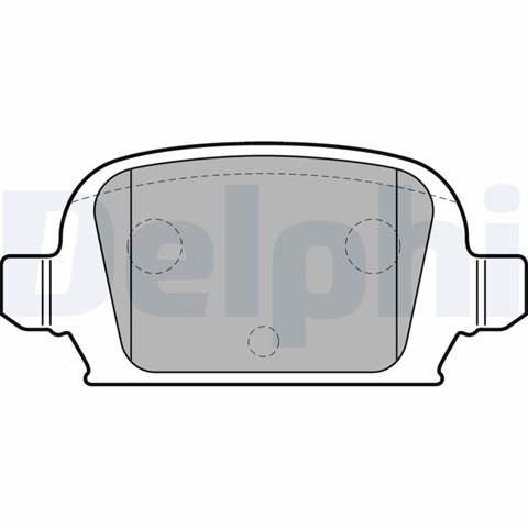Set Placute Frana,frana Disc Delphi Opel LP1677