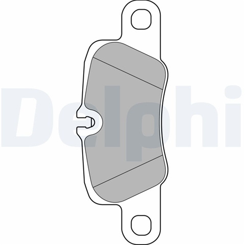 Set Placute Frana,frana Disc Delphi Porsche LP2237