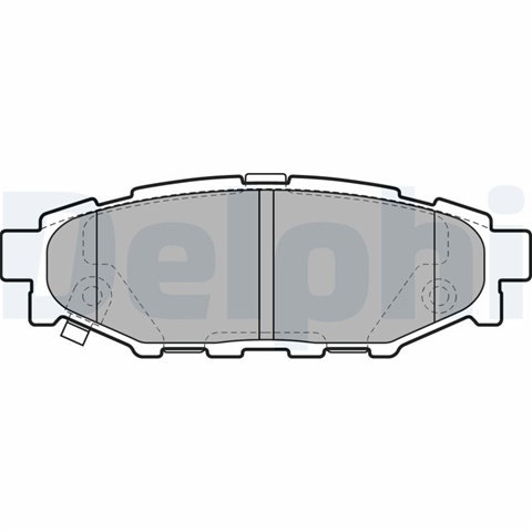 Set Placute Frana,frana Disc Delphi Subaru LP1999