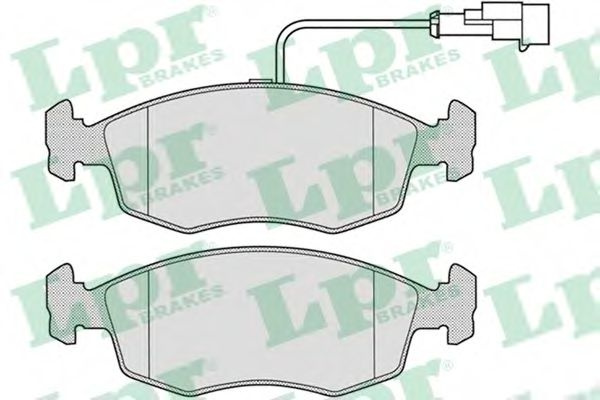 Set placute frana,frana disc FIAT ALBEA (178) (1996 - 2009) LPR 05P755 piesa NOUA