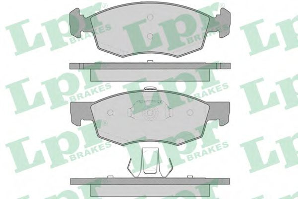 Set placute frana,frana disc FIAT ALBEA (178) (1996 - 2009) LPR 05P756 piesa NOUA