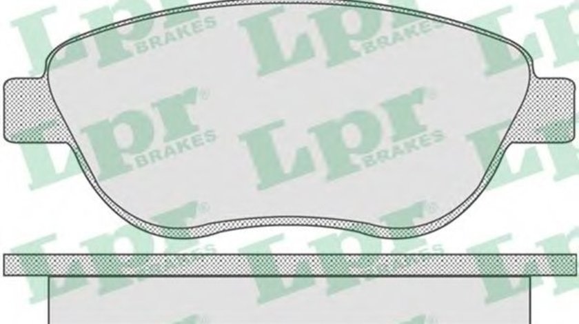 Set placute frana,frana disc FIAT DOBLO Cargo (223) (2000 - 2016) LPR 05P807 piesa NOUA