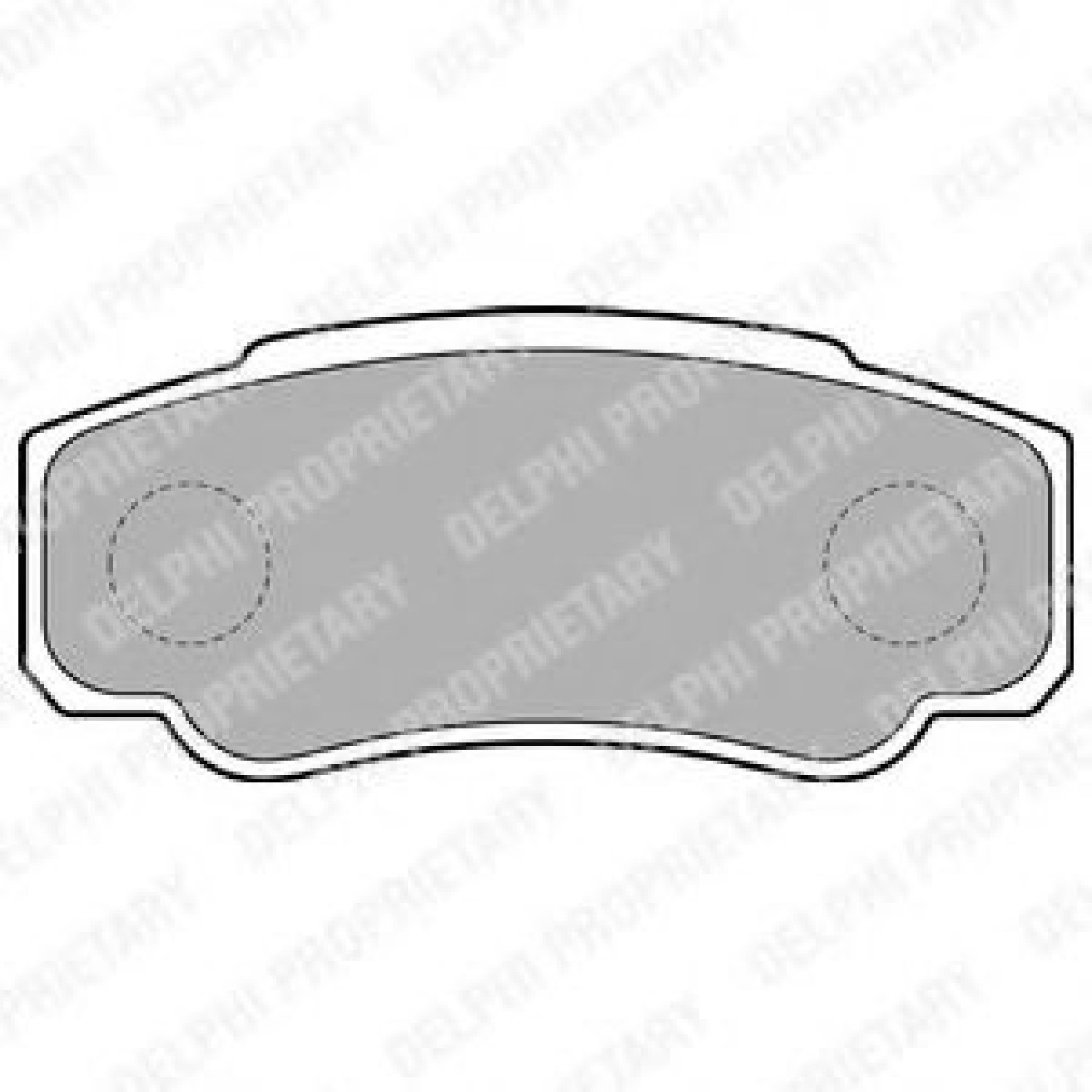 Set placute frana,frana disc FIAT DUCATO bus (244) (2002 - 2016) DELPHI LP1790 piesa NOUA