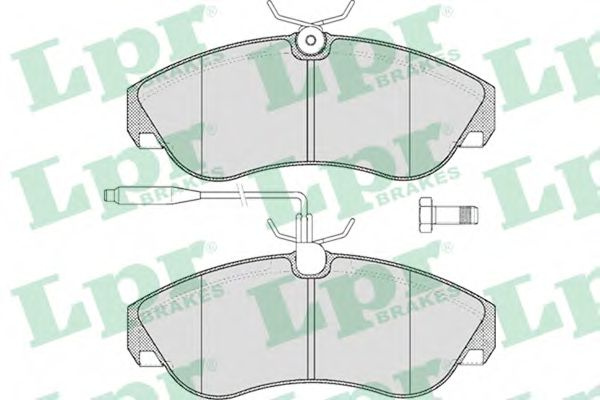 Set placute frana,frana disc FIAT DUCATO platou / sasiu (230) (1994 - 2002) LPR 05P494 piesa NOUA