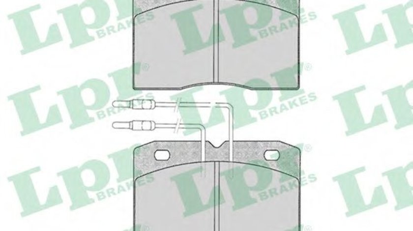 Set placute frana,frana disc FIAT DUCATO platou / sasiu (280) (1982 - 1990) LPR 05P015 piesa NOUA