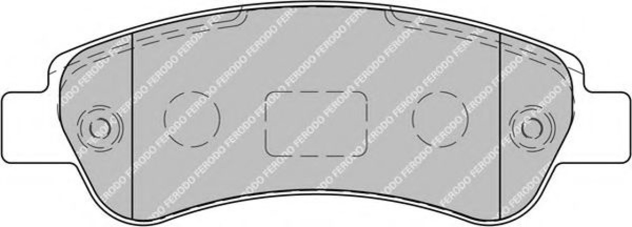 Set placute frana,frana disc FIAT DUCATO caroserie (250, 290) (2006 - 2016) FERODO FVR1927 piesa NOUA