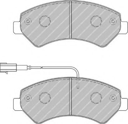 Set placute frana,frana disc FIAT DUCATO caroserie (250, 290) (2006 - 2016) FERODO FVR1925 piesa NOUA