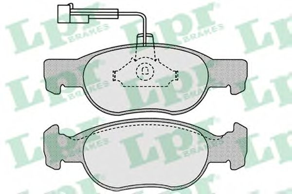 Set placute frana,frana disc FIAT MAREA Weekend (185) (1996 - 2007) LPR 05P652 piesa NOUA