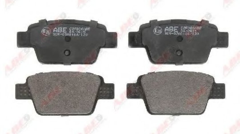 Set placute frana,frana disc FIAT MULTIPLA (186) (1999 - 2010) ABE C2F006ABE piesa NOUA