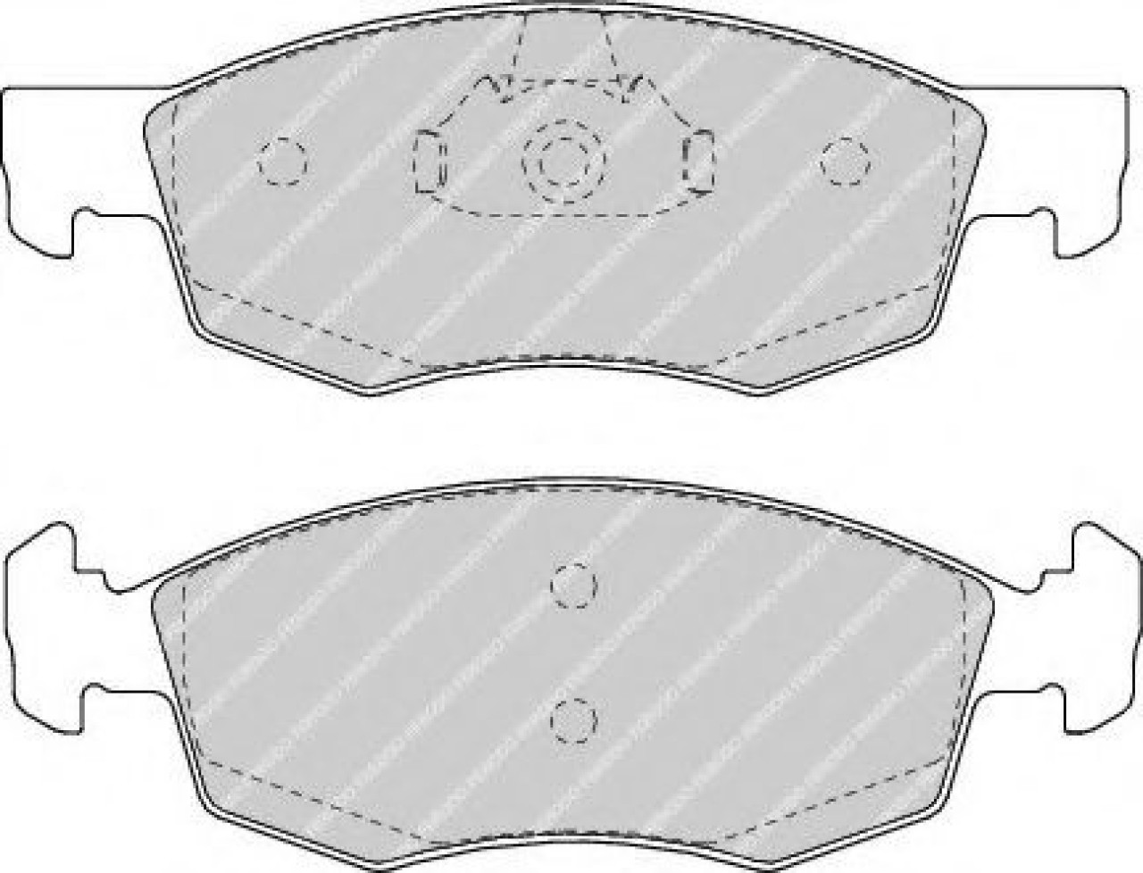 Set placute frana,frana disc FIAT PALIO (178BX) (1996 - 2016) FERODO FDB1376 piesa NOUA