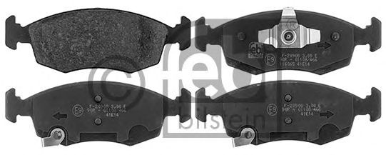 Set placute frana,frana disc FIAT PANDA (312) (2012 - 2016) FEBI BILSTEIN 116065 piesa NOUA