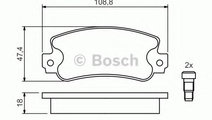 Set placute frana,frana disc FIAT PANDA Van (141) ...