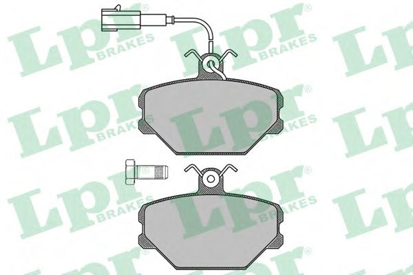 Set placute frana,frana disc FIAT PANDA Van (141) (1986 - 2004) LPR 05P102 piesa NOUA