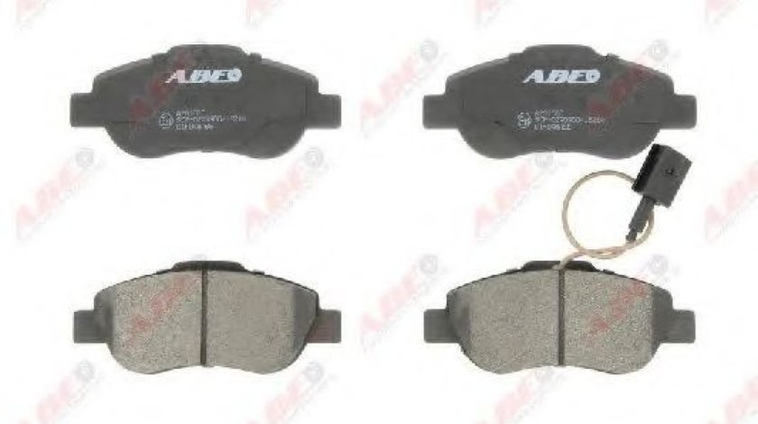 Set placute frana,frana disc FIAT PANDA Van (169) (2004 - 2016) ABE C1F048ABE piesa NOUA