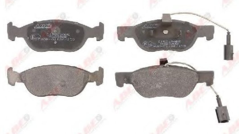 Set placute frana,frana disc FIAT PUNTO Van (188AX) (2000 - 2009) ABE C1F018ABE piesa NOUA