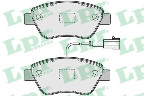 Set placute frana,frana disc FIAT QUBO (225) (2008 - 2016) LPR 05P1225 piesa NOUA