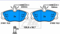 Set placute frana,frana disc FIAT SCUDO combinato ...