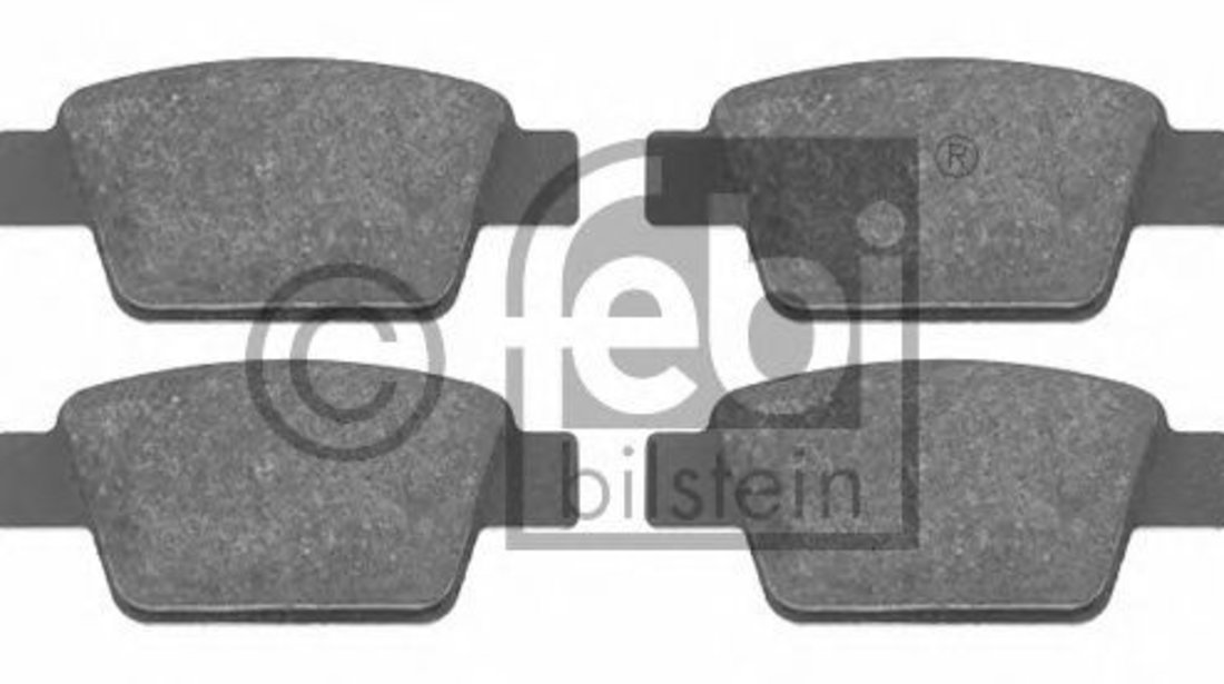 Set placute frana,frana disc FIAT STILO (192) (2001 - 2010) FEBI BILSTEIN 16556 piesa NOUA