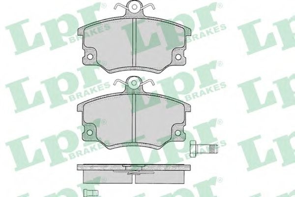 Set placute frana,frana disc FIAT STRADA I (138A) (1978 - 1987) LPR 05P094 piesa NOUA