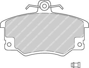 Set placute frana,frana disc FIAT STRADA Cabriolet (138_) (1979 - 1989) FERODO FDB370 piesa NOUA