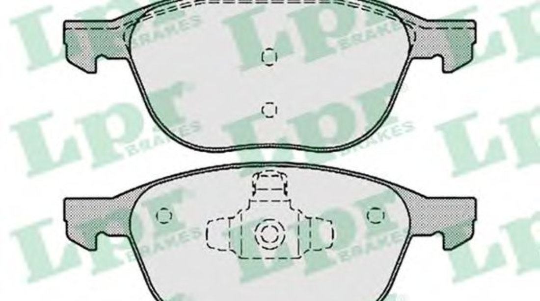 Set placute frana,frana disc FORD ECOSPORT (2011 - 2016) LPR 05P1190 piesa NOUA