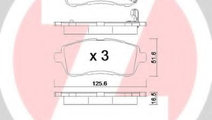 Set placute frana,frana disc FORD FIESTA VI (2008 ...