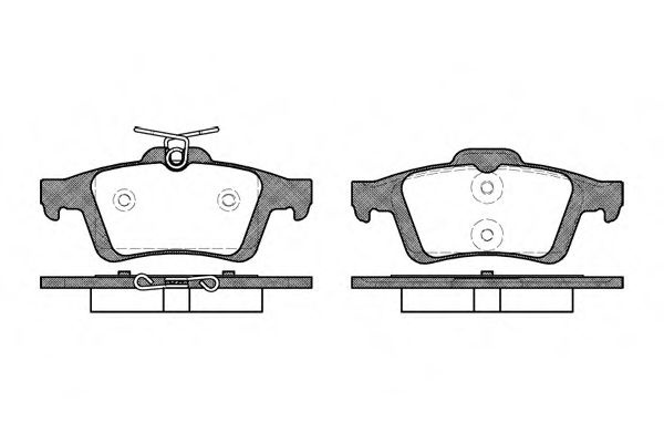 Set placute frana,frana disc FORD GRAND C-MAX (DXA) (2010 - 2016) REMSA 0842.30 piesa NOUA