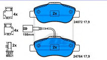 Set placute frana,frana disc FORD KA (RU8) (2008 -...