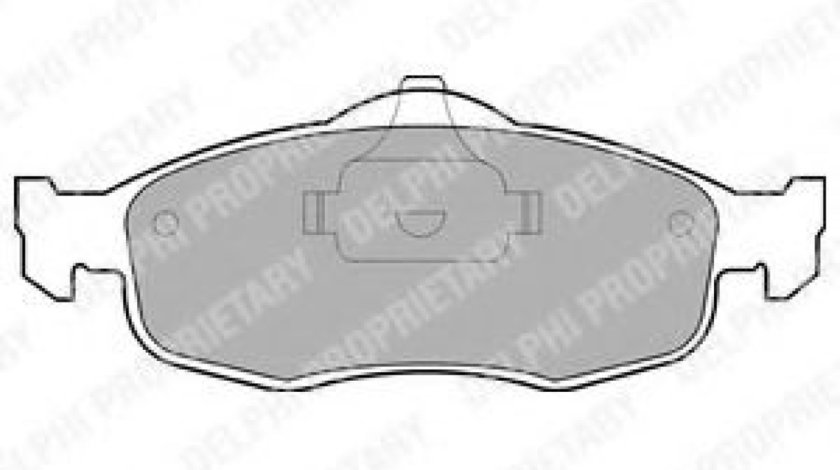 Set placute frana,frana disc FORD MONDEO II Combi (BNP) (1996 - 2000) DELPHI LP782 piesa NOUA