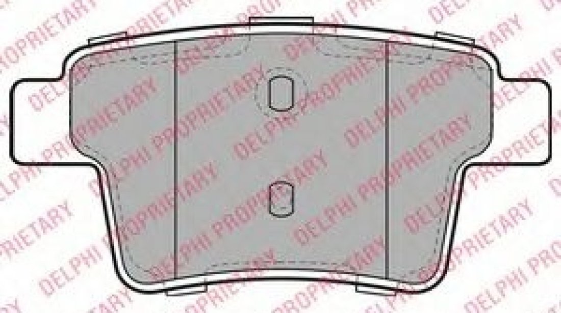 Set placute frana,frana disc FORD MONDEO III (B5Y) (2000 - 2007) DELPHI LP1957 piesa NOUA