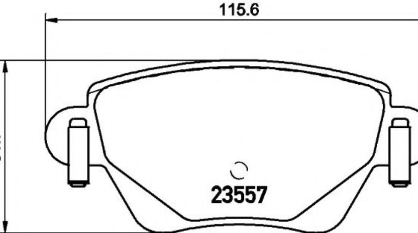 Set placute frana,frana disc FORD MONDEO III (B5Y) (2000 - 2007) TEXTAR 2355701 piesa NOUA