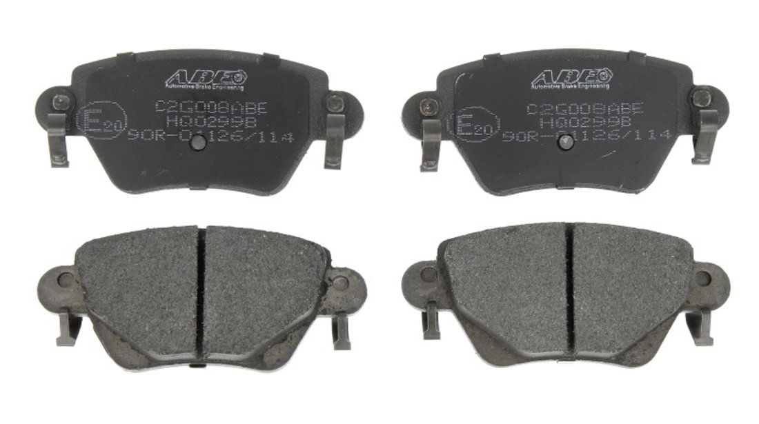 Set placute frana,frana disc FORD MONDEO III Limuzina (B4Y) (2000 - 2007) ABE C2G008ABE piesa NOUA