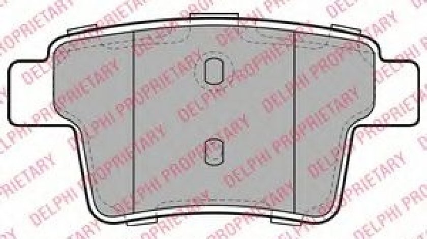 Set placute frana,frana disc FORD MONDEO III Combi (BWY) (2000 - 2007) DELPHI LP1957 piesa NOUA