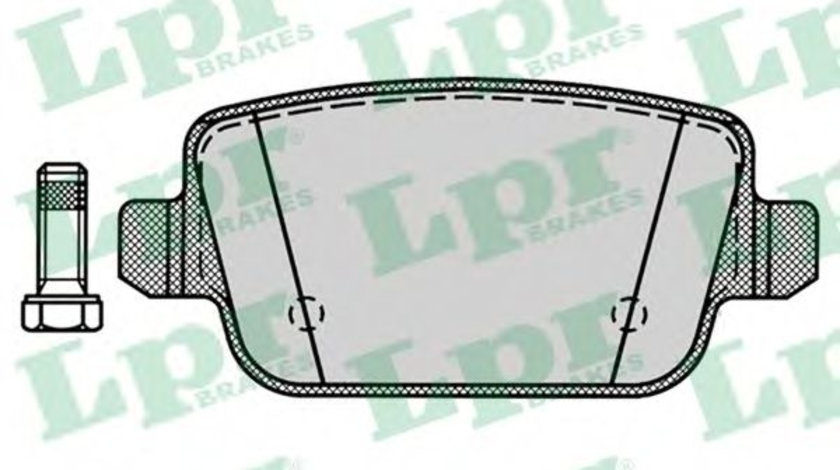 Set placute frana,frana disc FORD MONDEO IV (BA7) (2007 - 2016) LPR 05P1272 piesa NOUA